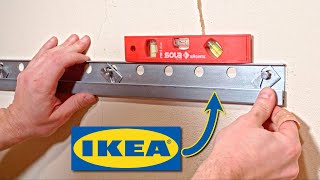 How to Hang IKEA Kitchen Cabinets on the Wall  3 Tips and Tricks for Uneven Walls METOD SEKTION [upl. by Pricilla307]