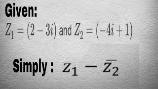 Easiest subtraction Complex numbers Mathematics [upl. by Tonia]