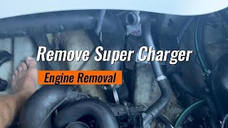 Seadoo Engine Removal  Step 03  Remove Super Charger after Failure [upl. by Stanford272]