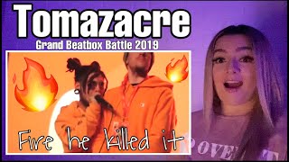 TOMAZACRE  Grand Beatbox Battle 2019 Compilation REACTION [upl. by Yelnoc]