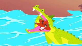 Crocodile Foxie  Eena Meena Deeka  Cartoons for Kids  WildBrain Zoo [upl. by Novaat]