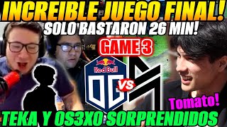 😲Teka y Os3xo a PARTIDA FINAL OG vs BLACKLIST Game 3😲Omg 26 minutos [upl. by Ajin]