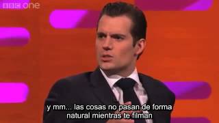 The Graham Norton Show  Henry Cavill Russell Crowe Talk About Kissing Funny  Sub español [upl. by Tevis]