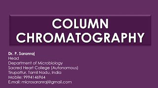 Column Chromatography [upl. by Tibbetts]