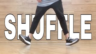 HOW TO SHUFFLE DANCE  TUTORIAL  BASIC STEPS  ШАФЛ  2018 [upl. by Warram766]