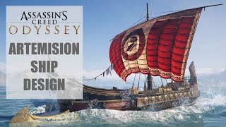 Artemision  Spartan Ship ⚓ Design  Assassins Creed Odyssey [upl. by Anatniuq]