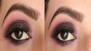 How to do Pink Smokey Eye Tutorial  Smokey Eye Makeup Tutorial Glam daisy [upl. by Adnilra125]