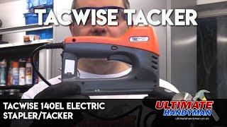 Tacwise 140el electric staplertacker [upl. by Calva]