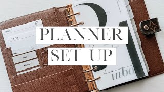 Mid Year Planner Refresh Louis Vuitton MM Agenda Set Up  Academic amp Reference Planner [upl. by Ynnatirb]