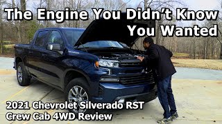 The Engine You Didnt Know You Wanted  2021 Chevrolet Silverado RST Crew Cab 4WD Review [upl. by Nnaytsirk237]