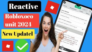 Reactivate your Roblox Account 2024 Reactive your Roblox Account [upl. by Mclyman]