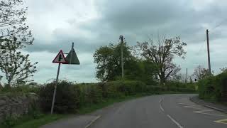 Driving From Newland Through Madresfield To Sherrards Green Malvern Worcestershire England [upl. by Keele]