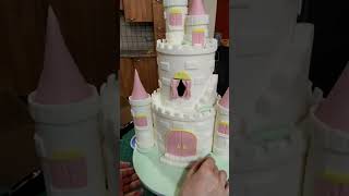 كيك على شكل قصر 💒cake cakerecipe قصر قصص قصة الجزائر الامارات كيك cookies وصفات [upl. by Gradey805]