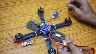 FPV DRONE BUILD MAMBA F405 FLIGHT CONTROLLER STACK RUNCAM PHONEIX 2 NANO CAMERA [upl. by Eelitan651]