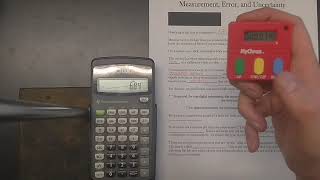 Regents Physics Kinematics Unit Measurement Error and Uncertainty [upl. by Neu]