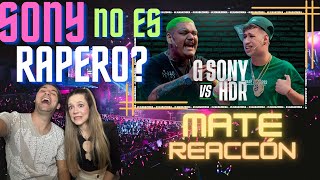 ES RAPERO MateReacción a quotG SONY VS HDR  Ligabazooka 2023💥 Jornada 6quot Flor y Mati reaccionan [upl. by Berneta]