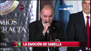 La emoción de Sabella hablando del Mundial [upl. by Aicak]