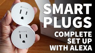 Teckin Smart Plugs Review and Set Up  Smart Life App Home Automation with Alexa Smart Plug [upl. by Janeen]