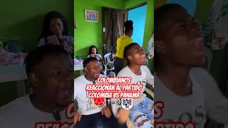 Colombianos reaccionan al partido Colombia vs panama futbol parati viral shrots fyp tendencia [upl. by Ecyob430]