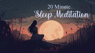 Guided Sleep Meditation Let Go of Anxiety Before Sleeping Spoken Meditation [upl. by Ogait]