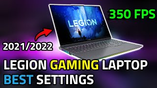 How to Optimize Lenovo Legion Gaming Laptops 2022 amp 2021 for Gaming [upl. by Harpole]