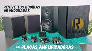 Placas Amplificadoras de Audio  Revive tus Altavoces abandonados rabbitaudiodiy [upl. by Earissed]