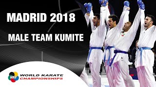 GOLD MEDAL Iran vs Turkiye  2018 World Championships  WORLD KARATE FEDERATION [upl. by Riay699]