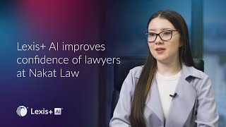 Lexis AI is a game changer for Nakat law [upl. by Lamprey]