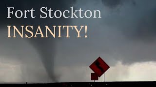 Fort Stockton Texas Tornado full life cycle 06022023 [upl. by Gaeta417]