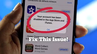 Fixed Your Account Has been Disabled from App store amp iTunes [upl. by Tedie]