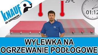 Jaka wylewka na ogrzewanie podłogowe Wylewka anhydrytowa Knauf [upl. by Schlessel]