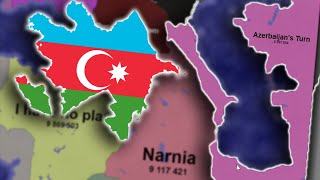 Azerbaijans Conquers The World  Winning as Every Country in Territorialio Challenge [upl. by Enreval]