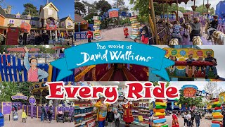 Every Ride in the World of David Walliams at Alton Towers Feb 2022 4K [upl. by Arriaet]