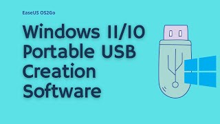 Download Windows 1110 Portable USB Creator Software  EaseUS OS2Go [upl. by Asselam420]