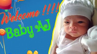 Meet my new nephewbaby AJ [upl. by Adlanor]