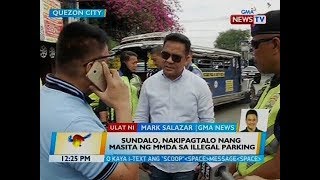 BT Sundalo nakipagtalo nang masita ng MMDA sa illegal parking [upl. by Barbour]