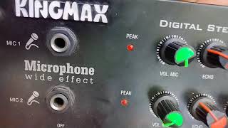 KINGMAX PA1882 Digital Stereo Mixing Amplifier [upl. by Atteoj]