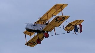 DH2 AIRCO DE HAVILLAND RC SCALE MODEL OLDTIMER AIRCRAFT  EMeeting Birkholz 2015 [upl. by Zaneski207]