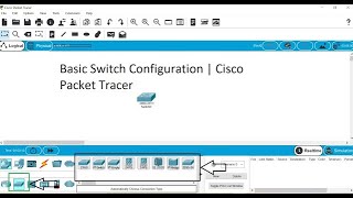 Cisco Packet tracer Switch configuration step by step [upl. by Rainie]