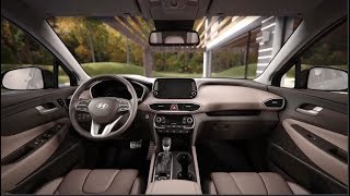 2019 Hyundai Santa Fe INTERIOR [upl. by Ynnav]