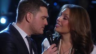 Michael Bublé Duet With Thalia  Mis DeseosFeliz Navidad  Live From NBC New York [upl. by Hen]