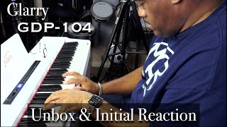 Glarry GDP104 88 Key Weighted Piano UnboxingInitial Reaction [upl. by Germin]