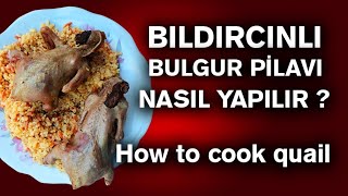 BILDIRCINLI BULGUR PİLAVI NASIL PİŞİRİLİR [upl. by Dorr375]