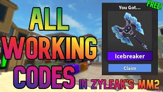 ⭐ ALL WORKING CODES IN ZYLEAKS MURDER MYSTERY 2 2023 ⭐ [upl. by Melesa]