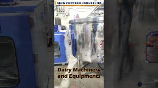 Dairy Machinery  165 LPH Cream Separator Machine120 Ltr Khoya Making Machine100 Ltr Curd Incubator [upl. by Devy]