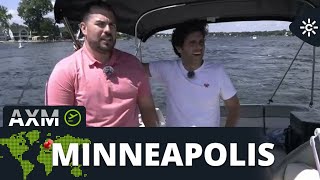 Andalucía X el mundo  El malagueño Pablo Jimena nos muestra uno de los 10 mil lagos de Minneapolis [upl. by Aidne]