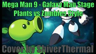 Mega Man 9  Galaxy Man Stage but it has the Plants vs Zombies Soundfont [upl. by Navonoj504]