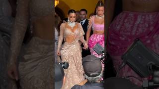 Kim amp Khloe Kardashian  Anant Ambani Radhika Marchent Wedding Reception  trending youtubeshorts [upl. by Enelime]