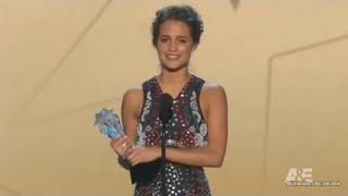 Alicia Vikander wins Best Supporting Actress 2016 Critics Choice Awards [upl. by Ecidnak]