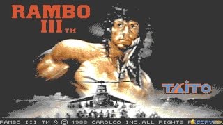 Rambo 3 gameplay PC Game 1988 [upl. by Neerehs488]